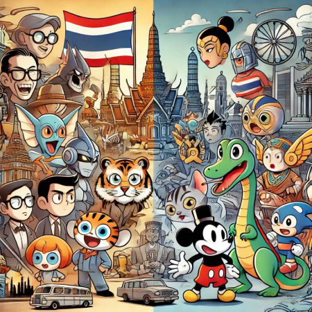 The influence of movie2ufree.com Western cartoons on Thai cartoon culture